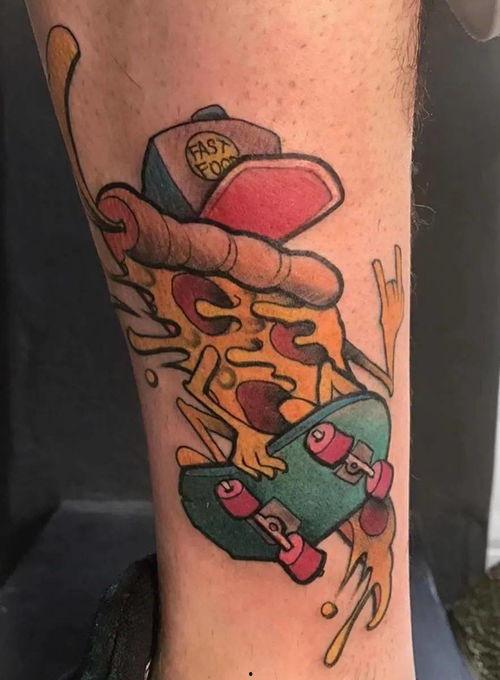 网红吃瓜视频纹身图案大全